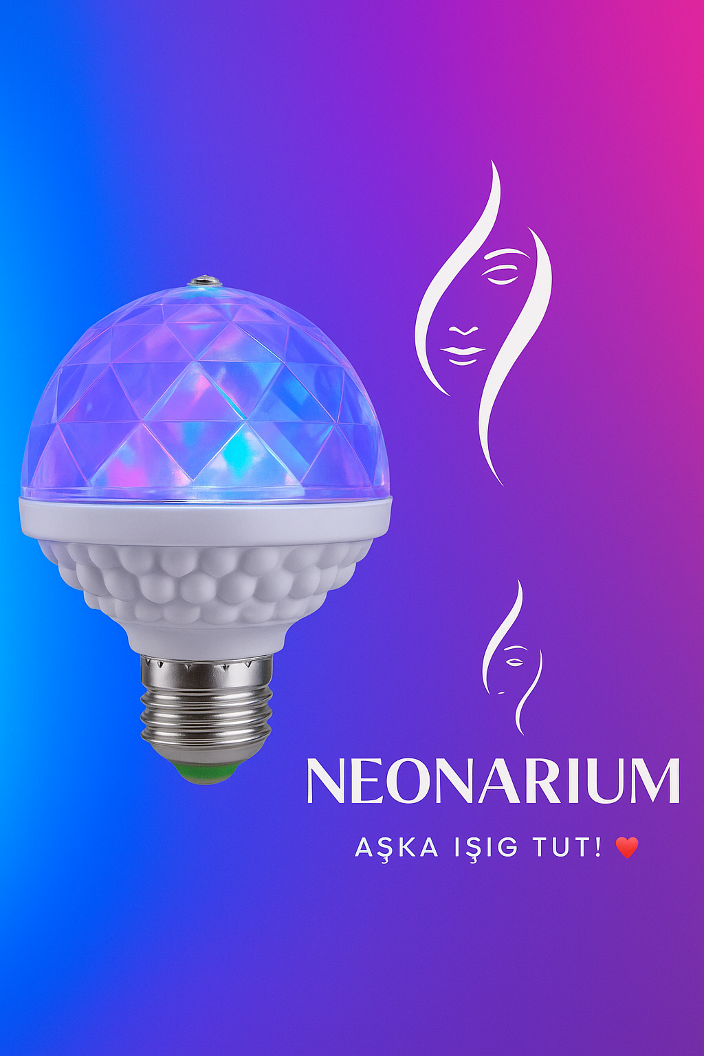Renkli E27 Dönen Atmosfer 360 Sihirli Top Ampul Otomatik Sahne Efekti LED Lamba Gece Lambası DJ Disko KTV Dans Partisi İçin